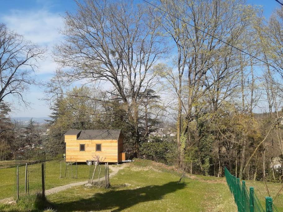 Micro Maison Bois / Tiny House Au Calme Crest Esterno foto
