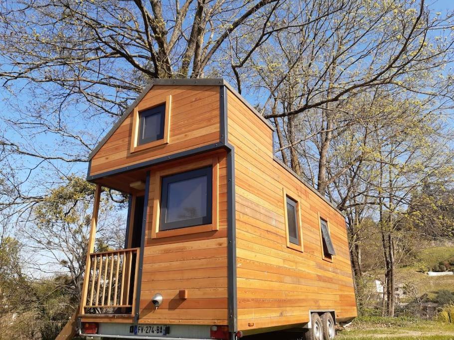 Micro Maison Bois / Tiny House Au Calme Crest Esterno foto