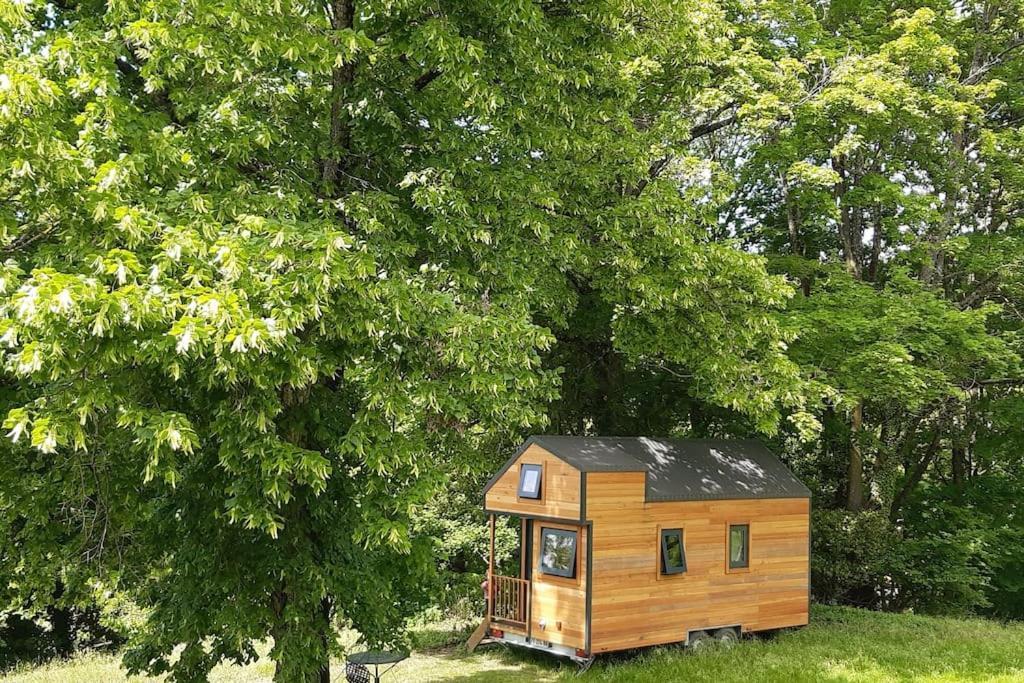 Micro Maison Bois / Tiny House Au Calme Crest Esterno foto