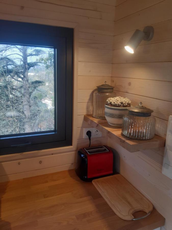 Micro Maison Bois / Tiny House Au Calme Crest Esterno foto